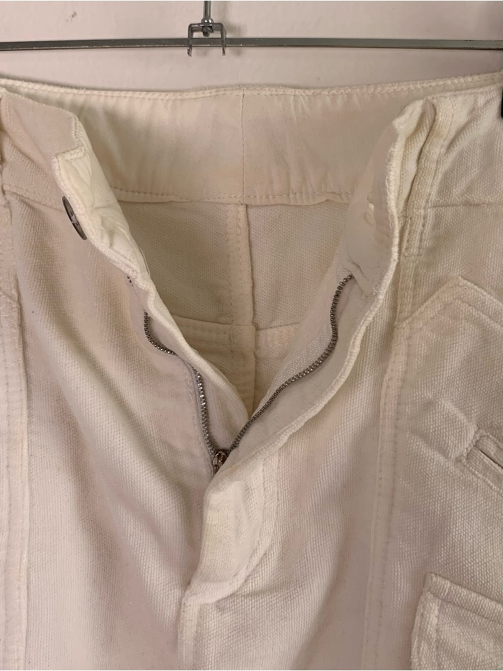 Balenciaga Cream Mini Skirt with Utility Pockets - Picture 10 of 11